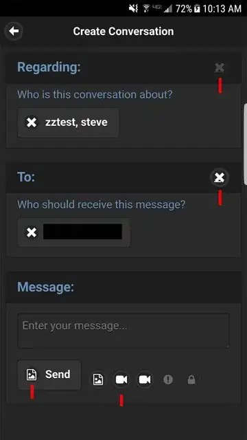 Icons displaying incorrectly on device