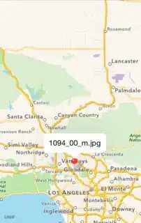 Position of image