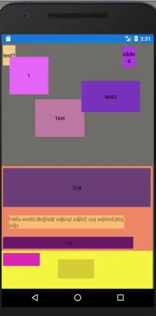 App display in Android