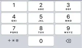 No period on iOS tel keyboard
