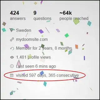 365 consecutive days