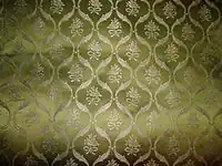 A hundred-year-old pattern of silk called "Almgrensrosen"