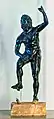 Poseidon bronze statuette