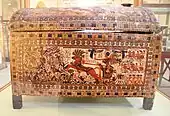 A painted chest from the antechamber