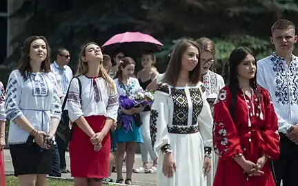 Graduation day in the Chortkiv Medical College