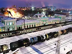 Syzran I railway station (built in 1874)