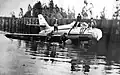 Flooding of Hatzor Airbase in the 1950s: a&nbsp;Dassault Ouragan