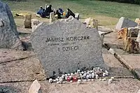 Commemorative stone at Treblinka