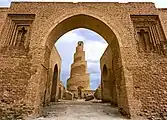 Abu Dulaf Mosque, approximately 15 kilometres (9.3&nbsp;mi) north of Samarra, commissioned by Al-Mutawakkil in 859