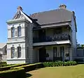 Italianate house, known as 'Bronte', located on the corner of Gidley Street and King Street. The house was built in 1889 for James Bennet Jr, local wagonwright.