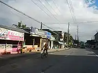 A fragment of the Bocaue fireworks shopping strip along MacArthur Highway.