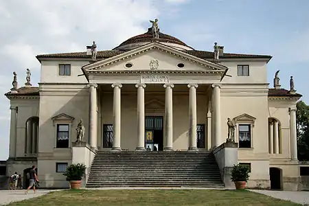 The Villa La Rotonda (Vicenza, Italy), 1567 – c. 1592, by Andrea Palladio