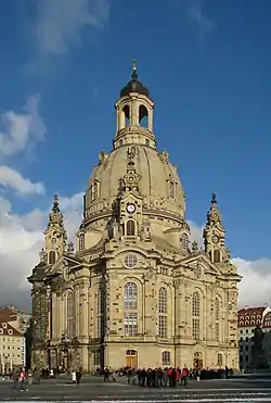 Frauenkirche, Dresden, Germany, by George Bähr, 1726–1743