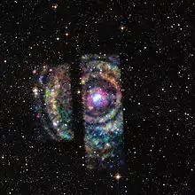 X-ray light rings from a neutron star in Circinus X-1.