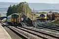 158903 at Ribblehead with a service from Leeds to Carlisle