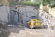 Atlas Copco equipment in the construction of West Link - Construction equipment no longer part of AC