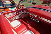 1955 Thunderbird interior