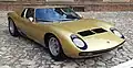 The Lamborghini Miura, incorrectly accounted as the first mid-engined roadcar.