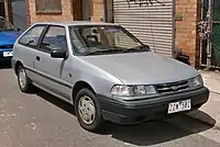 1991–1994 Hyundai Excel (X2) Sprint 3-door hatchback (Australia)