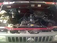 1.8&nbsp;L 7K engine in the 1995 Kijang