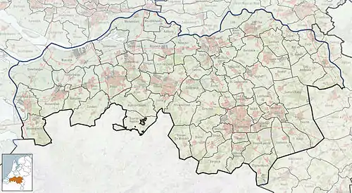 Uden is located in North Brabant