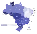 Jair Bolsonaro (PL) vote distribution