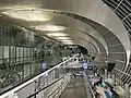 Concourse A at the northeast handles domestic flights only