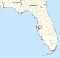 Location of Tampa Reservation