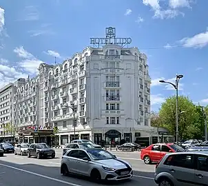 Early - Lido Hotel (Bulevardul Gheorghe Magheru no. 5-7), Bucharest, by Ernest Donaud, 1930