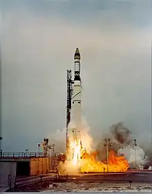 Launch of NRL Composite 5 carrying OSCAR 3