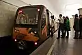Rusich train at the platform