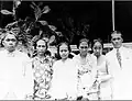 Dr. A.K. Gani took a photo with the Kuningan Regent's family