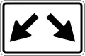 (D4-V105) Pass either side (used in Victoria)