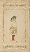 Portrait of a Persian courtier