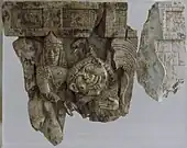 Fig. 7. Perseus decaptitating the Gorgon; fragment of ivory relief plaque from the Heraion of Samos Archaeological Museum of Samos E 1 (sixth century BC)