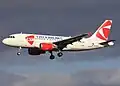 2007–present Czech Airlines livery, with a rounded triangle