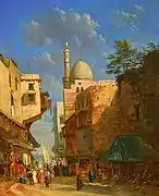 The Bazaar, by Alexandre Defaux, 1856