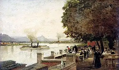 The Rhine in Bonn, Rhine ProvinceRadishchev Art Museum