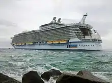 Allure of the Seas leaving Port Everglades