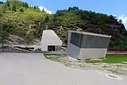 Faido portal (maintenance access), 757&nbsp;m (2,484&nbsp;ft) a.s.l.