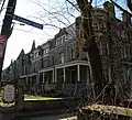 Alpha Terrace Historic District,  built circa 1885, located at 716–740 and 721–743 North Beatty Street.