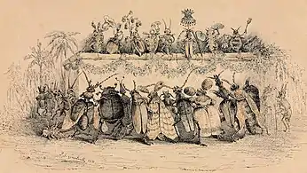 An Insect Ball (1835), pen, ink, and watercolor, 12.5 x 21.3&nbsp;cm., Cleveland Museum of Art