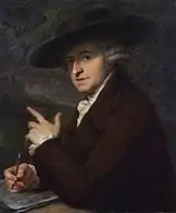 Antonio Zucchi [Kauffmann's husband] (1781), oil on canvas, 76 x 63&nbsp;cm., private collection