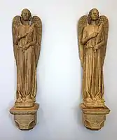 Angels by Louise Abel, c. 1920, architectural faience