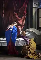 Orazio Gentileschi, Annunciation, c. 1623, 286 × 196&nbsp;cm