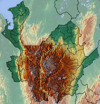 Topography of the department