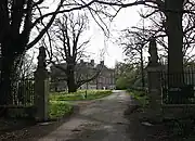 Driveway entrance