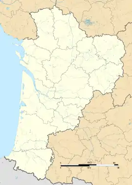 Brive-la-Gaillarde is located in Nouvelle-Aquitaine