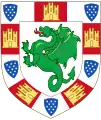 Arms of Infante Fernando of Portugal, Lord of Serpa