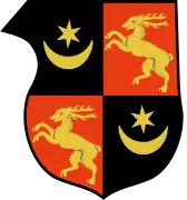 Arms of the Freigraf of "Little Egypt" in the Pforzheim armorial